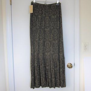 Michael Kors Maxi Skirt 40 inch Sz S Safari Green